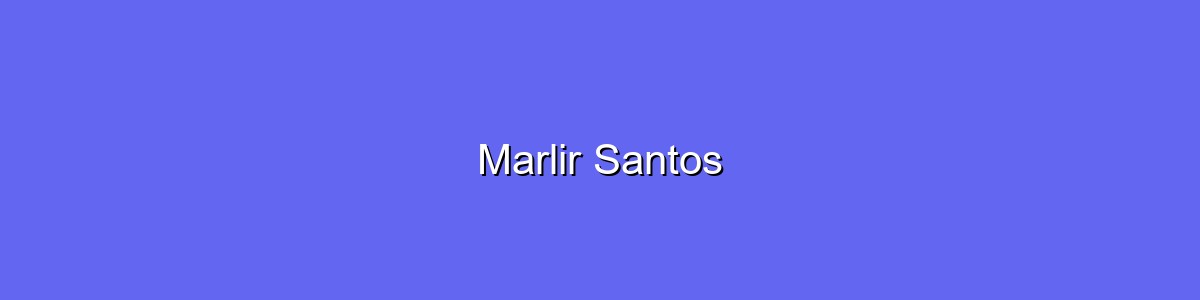 Capa do Marlir Santos