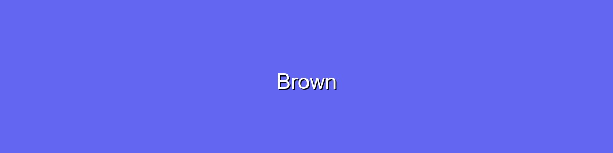 Capa do Brown